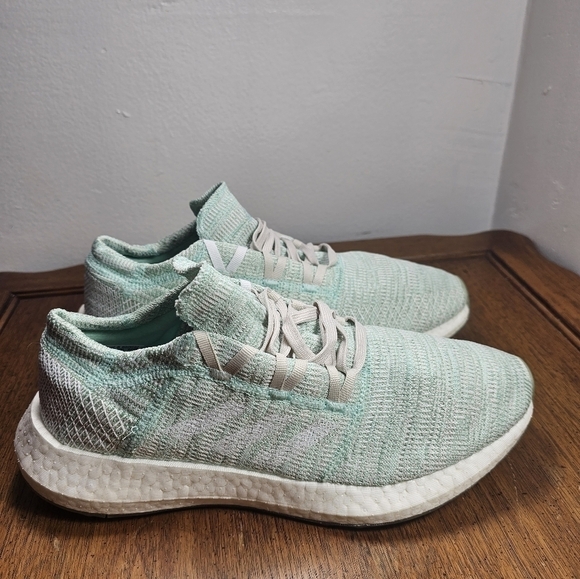 Adidas PureBoost Go Women mint green athletic shoes Women's size 10.5 - Picture 3 of 7